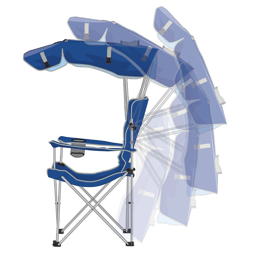 Creatice Backpack Canopy Beach Chair for Small Space