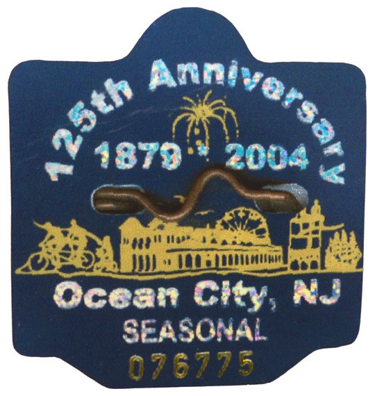 Shore Memories Ocean City NJ Beach Tag 2004 Photo Plaque Island Beach