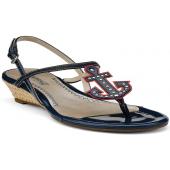 Sperry Top-Sider Women's Delray Navy Anchor1