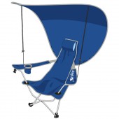 Kelsyus 80012 Backpack Beach/Camp Outdoor Chair w/ UV Canopy Blue
