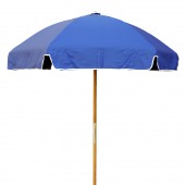 Frankford & Sons 845W 6.5-Foot Diameter Beach Umbrella Wood Pole