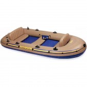 Intex 68324E Excursion 4 Boat Set with Oars and Pump