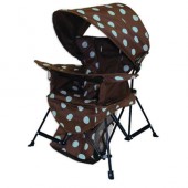 Kelsyus 80381 Kids Go With Me Chair with Bonnet - Blue Dots