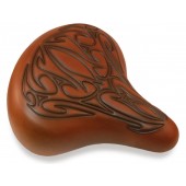 Nirve Switchblade Adult Sized Chopper/Cruiser Saddle 1985 Tan