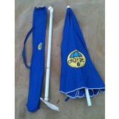 Dig-Git Beach Umbrella w/ Integrated Anchor 