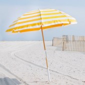 Frankford & Sons 845W 7.5-Foot Steel Skeleton Beach Umbrella