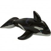 Intex IT58561 76-Inch Inflatable Black Killer Whale Ride-On