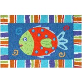Home Comfort Jellybean Rug Smiling Fish JB-LW016