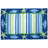 Home Comfort Jellybean Rug Shells And Stripes JB-LW026