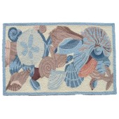 Home Comfort Jellybean Rug Shells And Coral JB-PB001