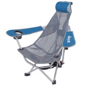 Kelsyus 80403 Backpack Beach/Camp Outdoor Chair Blue/Grey Mesh