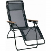Lafuma Futura Clipper ACB Folding Recliner LFM3063 Wood Arm/Batyline