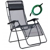 Lafuma 1462 RSXA XL Recliner Outdoor Patio Chairs with Pine Green Laces Kits