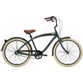 Nirve Classic 3 Speed Men's Beach Cruiser Bikes 3450 Forest Green