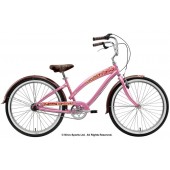 Nirve Lahaina 3 Speed Ladies Beach Cruiser Bikes 3424 Pink Pearl