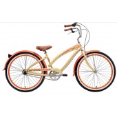 Nirve Lahaina 3 speed Women's Beach Cruiser 3485 Cocoa Butter