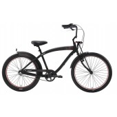 Nirve Pyro 3 Speed Men's Beach Cruiser 3454 Matte Black
