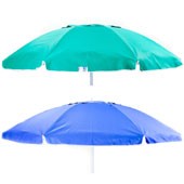 Rio UB76 6.5-ft Sun Blocking Beach Umbrellas with Sand Anchor Pole