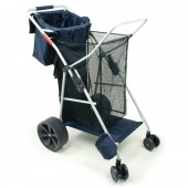 Rio Deluxe Wide Wheel Wonder Wheeler WWC6-WIDE Beach Cart - New Model