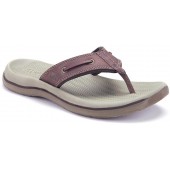 Sperry Top-Sider Men's Santa Cruz Thong Sandal Chocolate