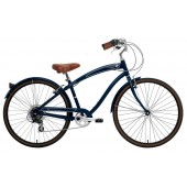 Nirve Starliner 7 Speed Men's Sport Cruiser 3846 Navy Blue