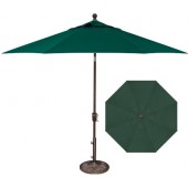 Treasure Garden UM906CK9-4846 6ft Push Button Bronze Octagon Umbrella 