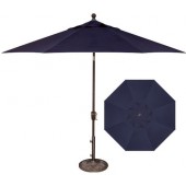 Treasure Garden UM906CK0 6ft Push Button Tilt Bronze Octagon Umbrellas
