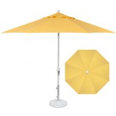 Treasure Garden UM9073 7.5ft Push Button Tilt White Octagon Umbrellas